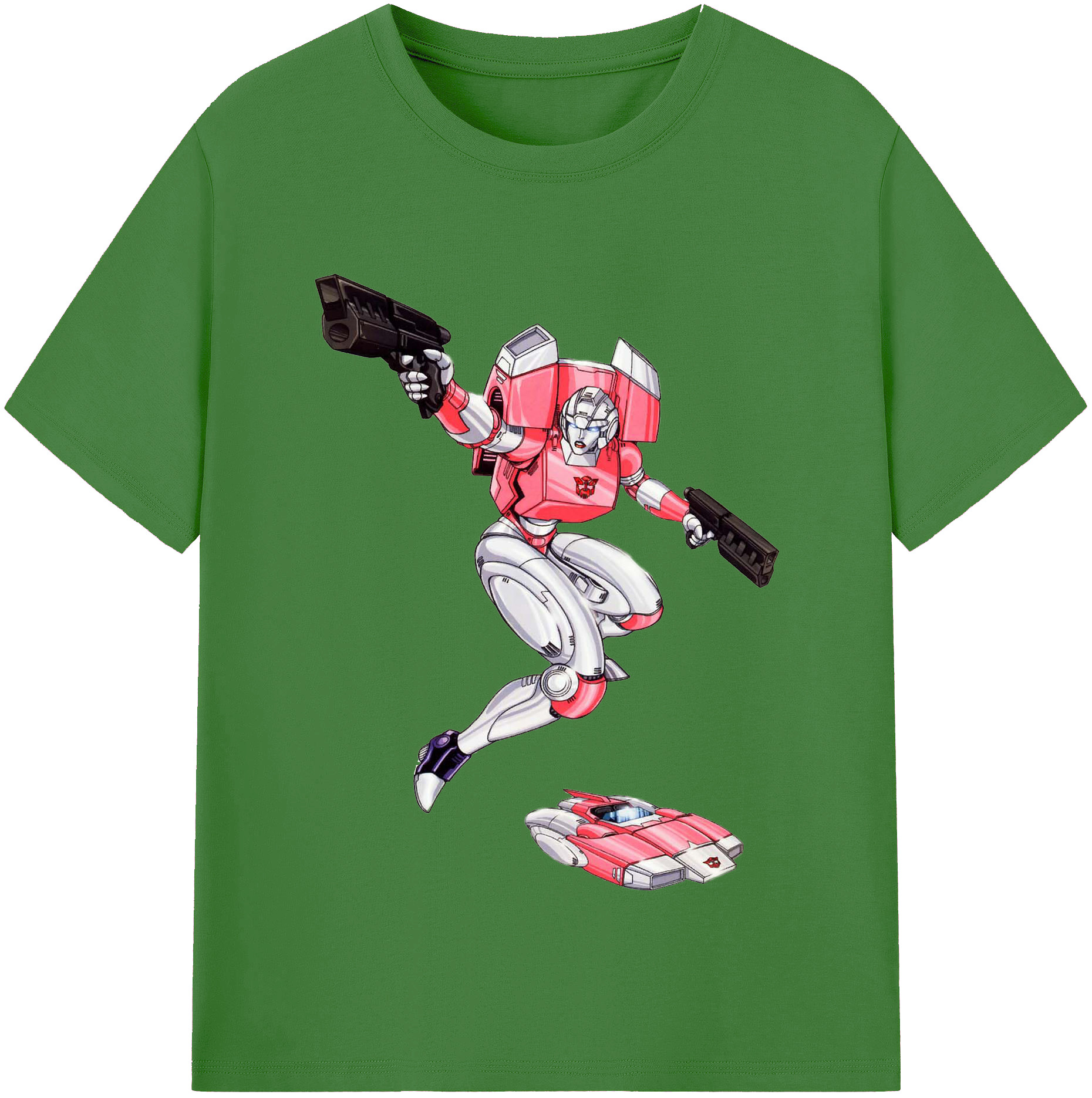 （画像用）  レディースカジュアルプリントTシャツ（綿100％）